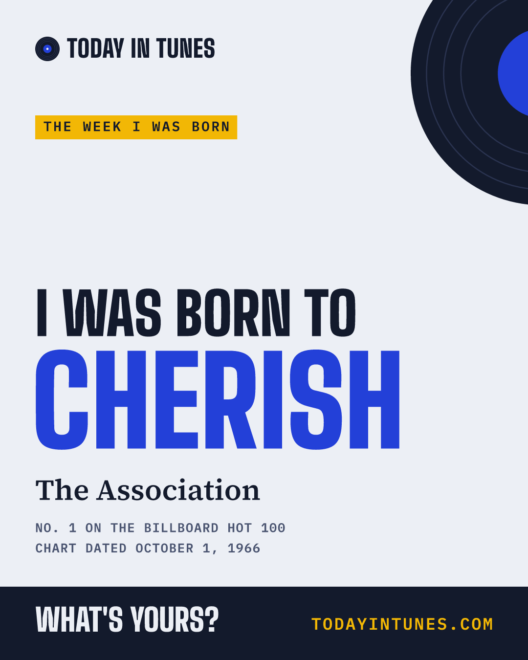 I was born to Cherish, by The Association