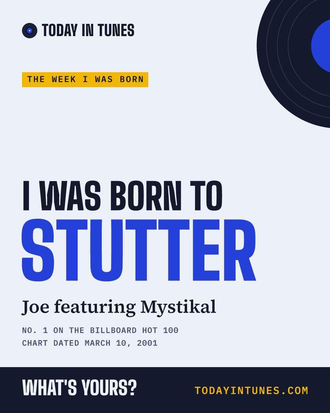 I was born to Stutter, by Joe featuring Mystikal