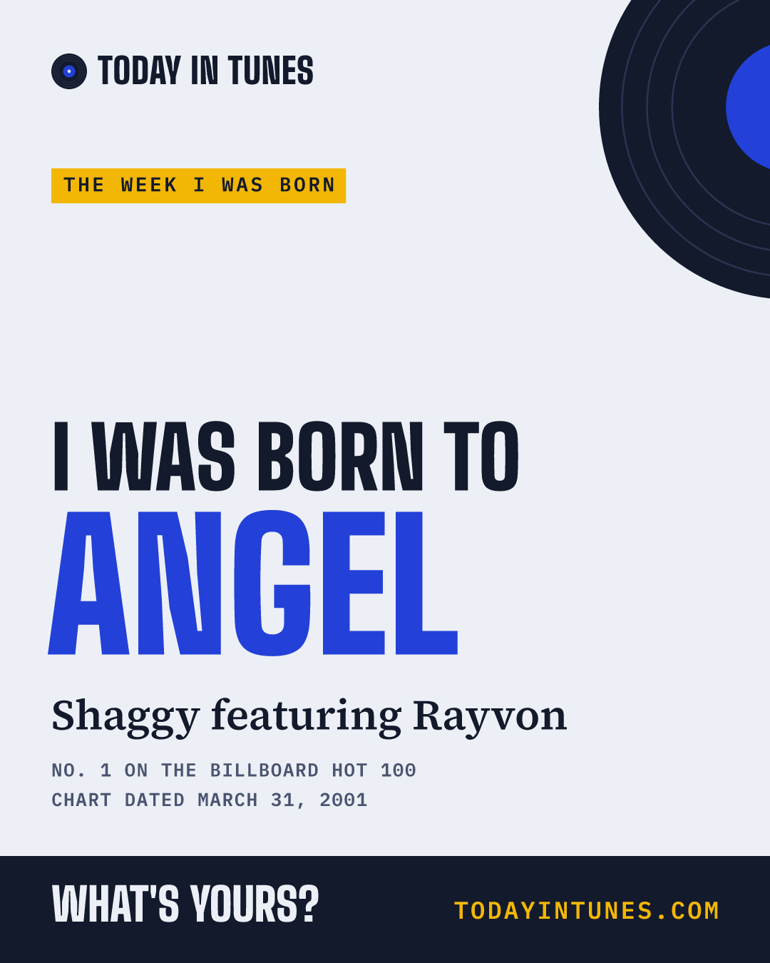 I was born to Angel, by Shaggy featuring Rayvon