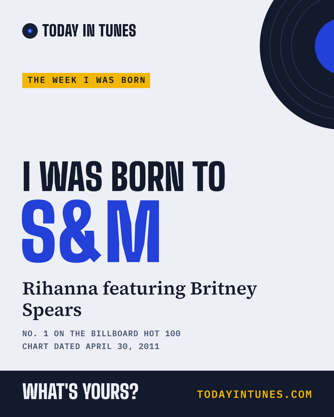 I was born to S&M, by Rihanna featuring Britney Spears